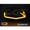 Přední světla VW T6 15-19 chrom LED TUBE SEQ s denním svícením