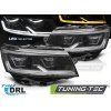 Přední světla VW T6.1 20-24 černá LED DRL SEQ