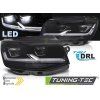 Přední světla VW T6 15-19 FULL LED DRL SEQ černá