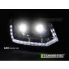 Přední světla VW T5 10-15 TRU TUBE DRL chrom