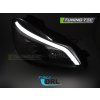Přední světla MERCEDES W204 11-14 LED SEQ DRL černé