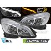 Přední světla MERCEDES W204 11-14 LED SEQ DRL chorm