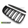 Přední maska, ledvinky BMW E90 / E91 05-08 lesklá černá, dvojitá žebra
