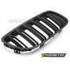 Přední maska, ledvinky BMW E90 / E91 LCI 09-11 matná černá, dvojitá žebra