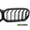 Přední maska, ledvinky BMW G30 / G31 LCI 20-23 lesklá černá, dvojitá žebra