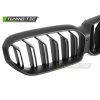 Přední maska, ledvinky BMW G30 / G31 LCI 20-23 matná černá, dvojitá žebra