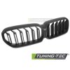 Přední maska, ledvinky BMW G30 / G31 LCI 20-23 matná černá, dvojitá žebra