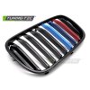 Přední maska, ledvinky BMW G11 / G12 15-19 lesklá černá s třemi barevnými pásky