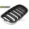 Přední maska, ledvinky BMW X5 E70 07-13 / X6 E71 08-14 lesklá černá, dvojitá žebra