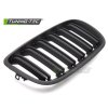 Přední maska, ledvinky BMW X5 E70 07-13 / X6 E71 08-14 matná černá, dvojitá žebra