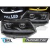 Přední světla VW T5.1 10-15 FULL LED TRU DRL chorm (za halogeny)