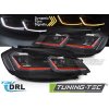 Přední světla VW GOLF VII 17-19 RED LED SEQ DRL