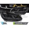 Přední světla VW GOLF VI 08-12 BLACK LINE LED SEQ DRL