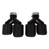 712654 1 712654 1 exhaust tip 101mmx2 enter 70mm carbon gloss set