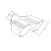 712654 5 712654 5 exhaust tip 101mmx2 enter 70mm carbon gloss set