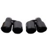 712666 712666 exhaust tip 101mmx2 enter 70mm carbon gloss set