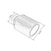 712696 1 712696 1 exhaust tip 114mm enter 76mm carbon gloss