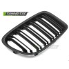 Přední maska BMW X1 E84 09-14 matná černá, dvojitá žebra