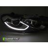 Přesní světla VW SCIROCCO III 08-14 černá LED DRL SEQ