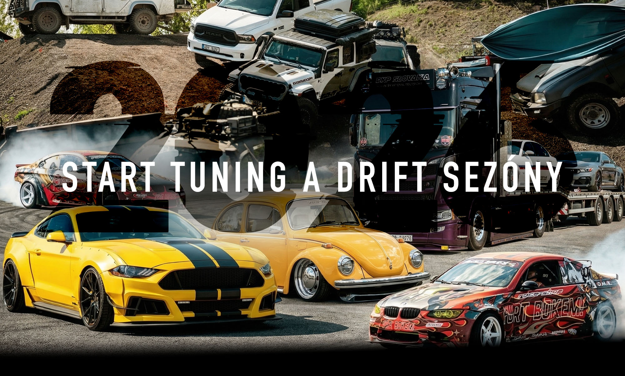 Jsme hlavním partnerem Startu drift a tuning sezóny v Ostravě!