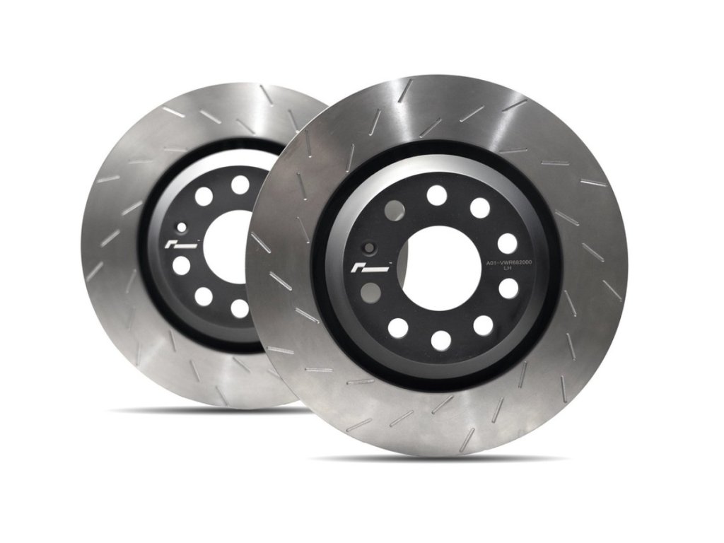 racingline stage 2 zadni drazkovane brzdove kotouce 310x22 mm