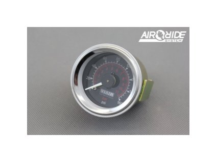 Manometr VIAIR 2" - ČERNÝ PODSVÍCENÝ DVOJITÝ