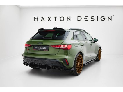 maxton design aus38yfcnc rs1b audi s3 rs3 s3 8y facelift 2024 sportback a3 2