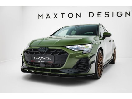 maxton design aus38yfcnc fd1brb audi s3 rs3 s3 8y facelift 2024 sportback a3 1