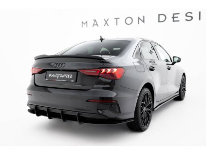 maxton design aua38yscnc rs1brb audi s3 rs3 a3 8y 2020 2024 a3 3