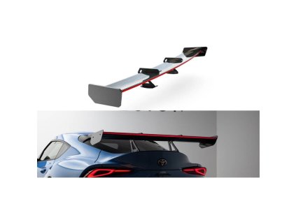 carbon wing spoiler v1 led toyota supra mk5