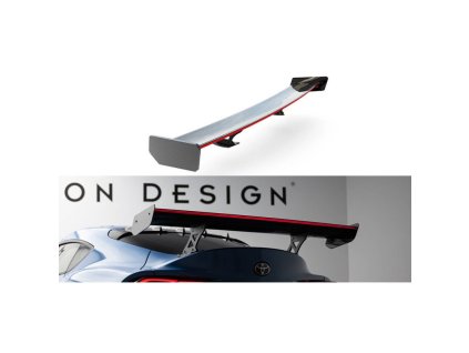 carbon wing spoiler v2 led toyota supra mk5