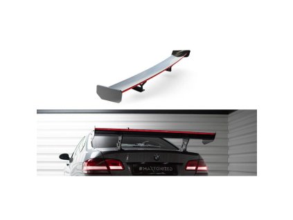 carbon wing spoiler with led bmw e92 m3