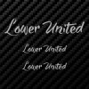 lower united set samolepek stribrna