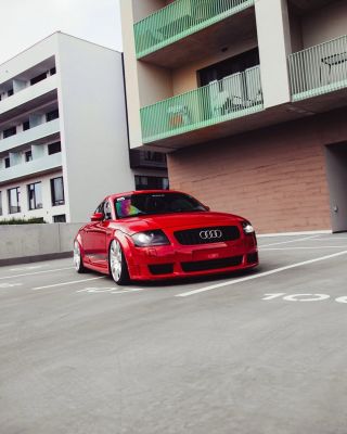 Mattyho Audi TT osazené vzduchovým podvozkem airRIDE-System z naší nabídky. 😍 👉 @matty_8n / 📸 @rlnk_shots