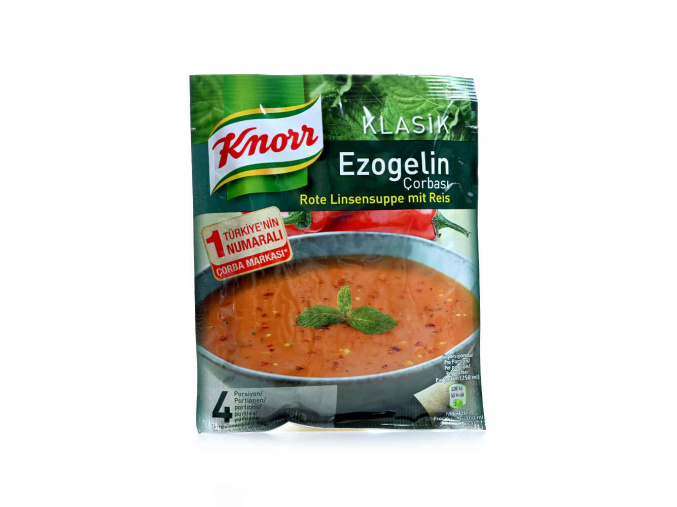 Polévka s bulgurem a čočkou - Ezogelin çorbası KNORR 65g