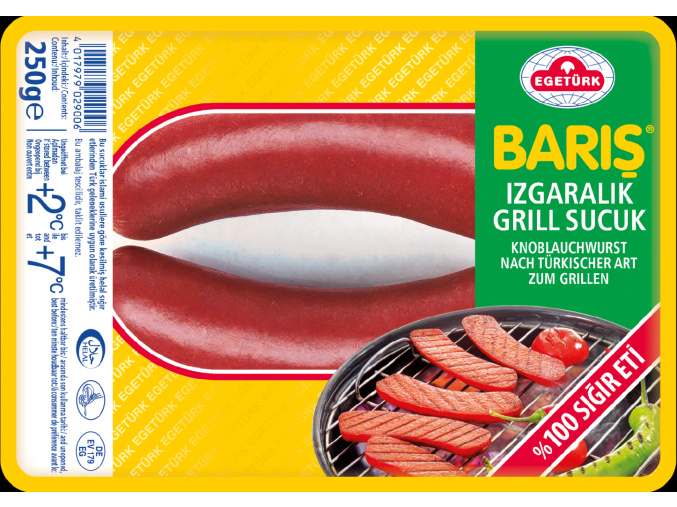 Hovězí klobása - Baris Kangal sucuk EGETÜRK 250g