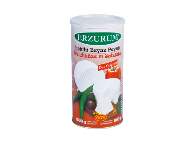 Měkký sýr 60% - Erzurum Beyaz Peynir 1500g