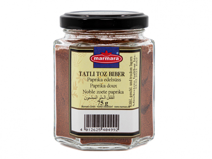 Červená paprika mletá sladká - Tatli Toz Biber 75g - www.turecky-sen.cz