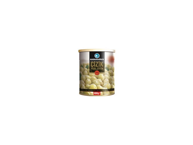 Olivy zelené - Çizik yeşil zeytin 400g