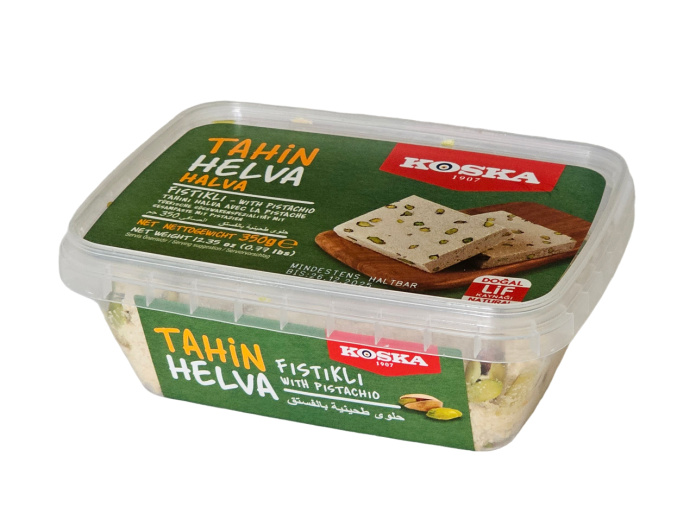 Chalva pistáciová turecká - Helva Fıstıklı KOSKA 350g - www.turecky-sen.cz