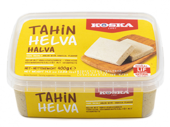 Chalva obyčejná turecká - Helva Sade KOSKA 400g - www.turecky-sen.cz