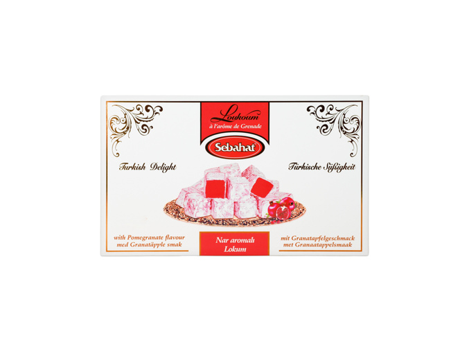 Lokum granátové jablko - Nar Aromali Lokum SEBAHAT 500g