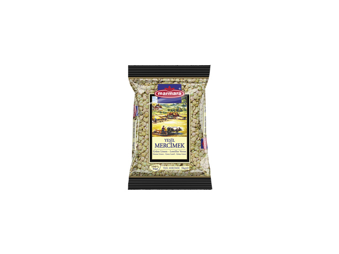 Čočka zelená - Yeşil mercimek MARMARA 1kg - www.turecky-sen.cz