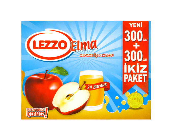 Čaj instantní jablko - Elma Icecek Tozu LEZZO 600g - www.turecky-sen.cz