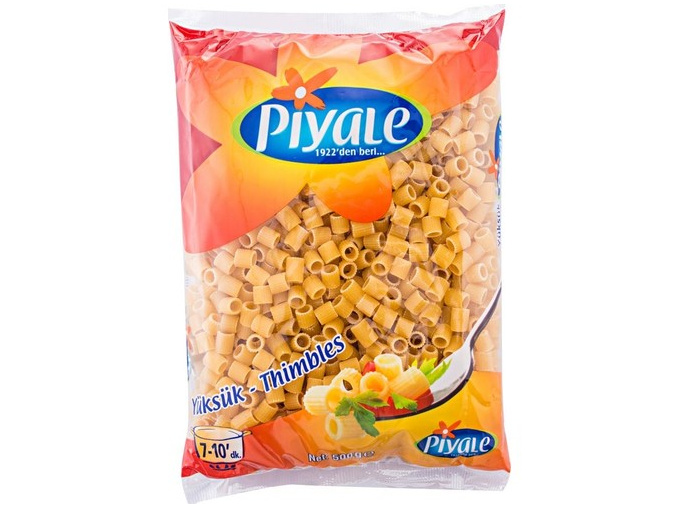 Těstoviny Ditaloni - Makarna Yüksük PIYALE 500g - www.turecky-sen.cz