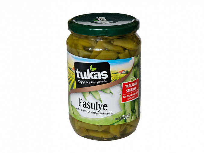 Nakládané fazole - Fasulye TUKAŞ 670g - www.turecky-sen.cz