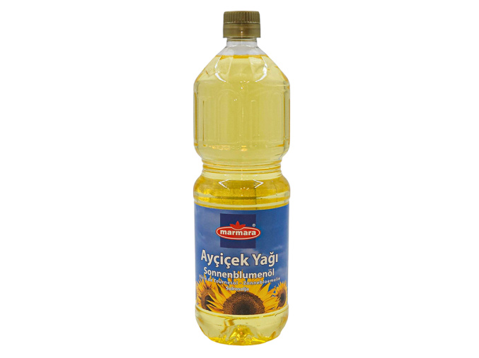 Slunečnicový olej 1l - Ayçiçek yaği MARMARA - www.turecky-sen.cz