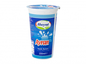 Ayran turecký jogurtový nápoj - Ayran HAYAT 250ml - www.turecky-sen.cz