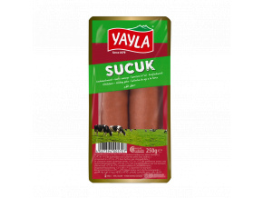 Hovězí klobása - Sucuk Yayla 250g - www.turecky-sen.cz
