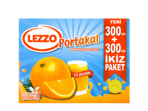 Čaj instantní - Portakal - Içecek Tozu LEZZO 600g - www.turecky-sen.cz